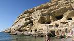 Matala Beach caves